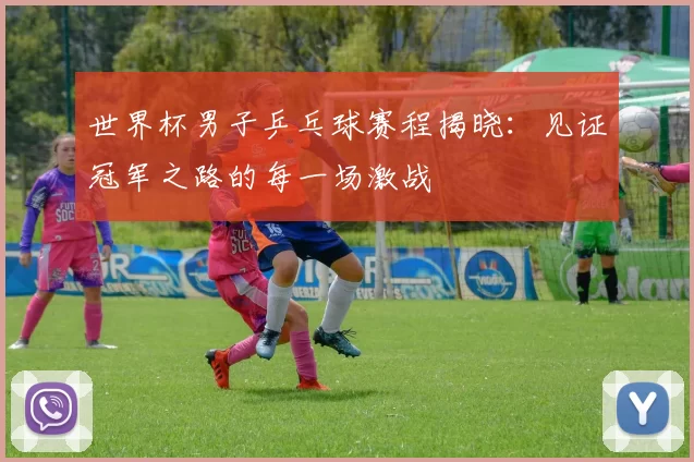 世界杯男子乒乓球赛程揭晓：见证冠军之路的每一场激战