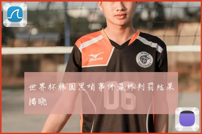 世界杯韩国黑哨事件最终判罚结果揭晓